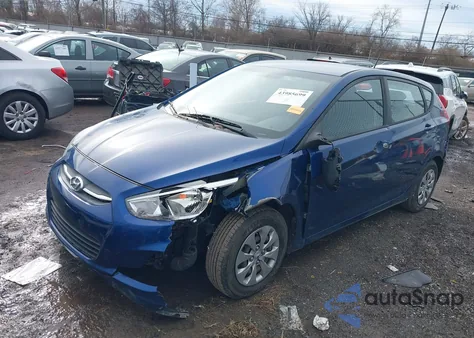 2017 Hyundai Accent Se z USA, uszkodzony, nr VIN KMHCT5AE6HU313842